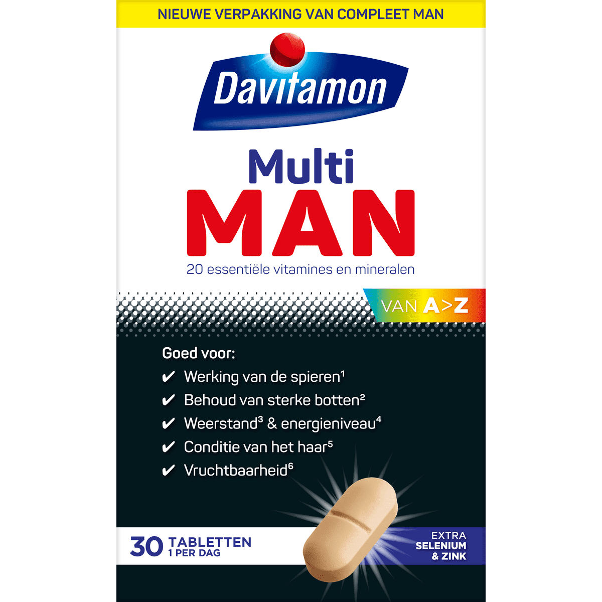 Davitamon Compleet Man Tabletten 30 EA | Etos