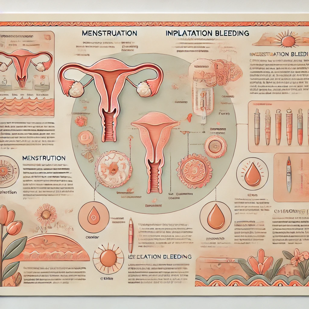 Verschil ⁢tussen ​menstruatie en ‌innestelingsbloeding